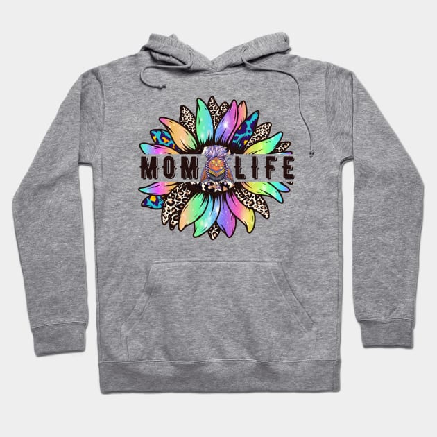 MOM LIFE RETRO Hoodie by Myartstor 